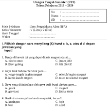 Contoh Soal Aswaja Kelas 5 Mi Semester 2 Beserta Jawaban Ilmusosial Id