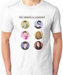 Umbrella Academy Characters Unisex T Shirt Umbrella Classic T Shirts Shirts