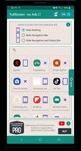 Aprovecha el modo 'pantalla completa' en tu tablet. Fullscreen Immersive No Ads No Root For Android Apk Download