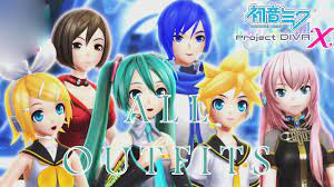 Hatsune Miku Project Diva X All Characters Outfit Modules English Full 1080p Hd Youtube
