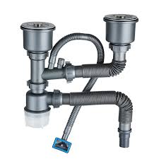 kitchen sink double sink sink pipe