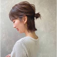 ボブ編 簡単垢抜けまとめ髪 ママの時短ヘアアレンジおすすめ5選 ヘアアレンジ 垢抜け ボブ