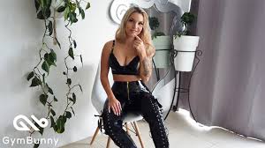 German teen spits and chokes in leather outfit