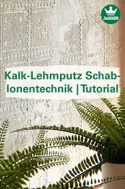 Kalk Lehmputz Schablonentechnik I Calce Argilla Lehmputz Lehm Putz