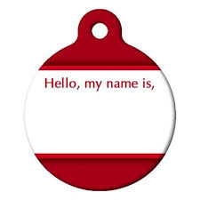 Visit walmart.com and get on discount on your orders. Dog Tag Art Dta 757 Hello My Name Is Pet Name Tag Large Pet Name Tags Pet Names Tag Art