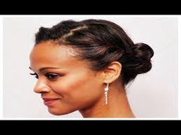 Easy braided hairstyles for short black hair. Pin Up Hairstyles For African American Women Youtube