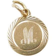 Title 14k Gold Letter M Charm Price 50 Usd Sale Category Jewelry Vintage Charms Gold Shop Arnold Jewelers Description Item Gold Letters 14k Gold Gold