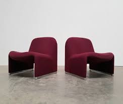 For Sale Pair Of Burgundy Red Alky Chairs By Piretti For Castelli 1970s In 2020 Chair Burgundy Red Sofa Furniture