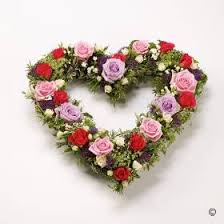 Send beautiful & affordable funeral flowers uk wide by highly rated and popular online florist, serenataflowers.com. Heart Shaped Funeral Tributes Sandra S Florist Holbury