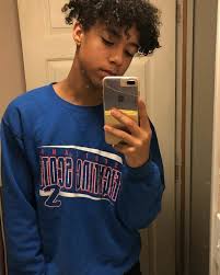 Black 13 Year Old Boys Image May Contain 1 Person Phone And Selfie Boys With Curly Hair Cute Lightskinned Boys Light Skin Boys