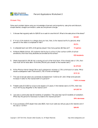 The worksheets below will help you organize web file information in the correct order and format. Percent Applications Worksheet 2 Answer Key