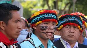 Viernes, 12 de abril de 2013. Pueblos Y Nacionalidades Indigenas Realizan Un Planton Por La Defensa De La Amazonia El Comercio
