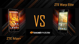 ZTE Boost max+ VS ZTE Warp Elite ( For ...