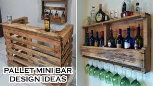 Mini bar design fundamentals explained. Inspiring Pallet Mini Bar Design Ideas Youtube