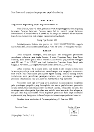 Contoh surat kuasa pidana kantor advokat dan konsultan hukum ria rachman rr dan rekan jl. Doc Contoh Surat Kuasa Untuk Pengajuan Dan Pengurusan Upaya Hukum Banding Ervian Eda Academia Edu