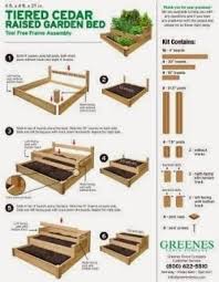 Tiered Cedar Raised Garden Bed By Hairstyle Tutorials Cedar Raised Garden Cedar Raised Garden Beds Garden Beds