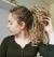 Messy Curly Hair Ponytail