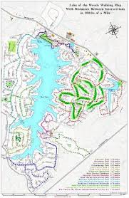 Lake Of The Woods Walking Trails Map Lake Wood Map Map