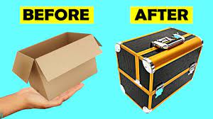 Apa kata jika anda tukarkannya menjadi duit dengan beberapa cadangan idea kreatif ini. Cara Membuat Tempat Makeup Case Organizer Dari Kardus Diy Ide Kreatif Kotak Youtube
