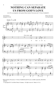 Nothing Can Separate Us From God's Love (Lloyd Larson) » Sheet Music for  Choir