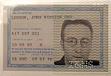 The permanent resident card (pr card; Green Card Wikipedia