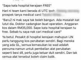 Saya bersalin secara pembedahan dan kosnya adalah seperti berikut: Percuma Atau Tidak Pembedahan Di Hospital Kerajaan Ini Penjelasan Doktor Pakar