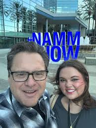I was finally able to bring my little girl to the NAMM. I love having her  here with me and getting to spend precious time. Ava Arthur #ilovemydaughter
