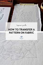 You can also flip the paper over, and trace the design onto. How To Do An Embroidery Pattern Transfer On Fabric Pumora All About Hand Embroidery