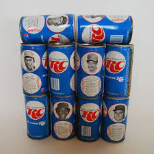 I Liked This Design On Fab 1978 Rc Cola Baseball Cans Cola Canning Old Bottles