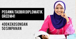 Nak tahu apa bidang tugas teras ptd m41? Permohonan Jawatan Kosong Sebagai Pegawai Tadbir Diplomatik Gred M41 Appjawatan Malaysia