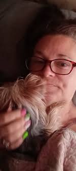 Anybody else with little ones who love chest rubs? ❤️ Mitsy's favorite  thing is her chest and ears rubbed 😊