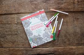 Love healing quotes in coloring book. New Adult Coloring Book With Tear Out Pages Promises Of Blessing Margaret Feinberg