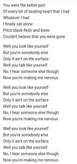 You look like yourself but you re somebody else. Which Couple Fits Flora Cash S You Re Somebody Else Better Fandom