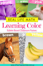 Learning Colours Posters Color In Real Life Learning Colors Learning Colors Activities Preschool Activities