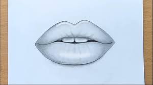 It may communicate a range of emotions including joy, sadness, contentment, desire, fear, anger, frustration, uncertainty and disapproval. How To Draw Lips By Pencil Step By Step Youtube