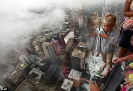 Sears Tower Unveils 103rd Floor Glass Balconies Sears Tower Glass Balcony Glass Floor