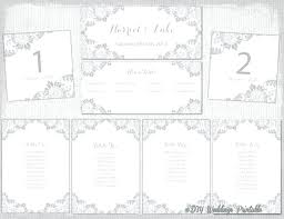 Printable Wedding Seating Chart Template Wsopfreechips Co