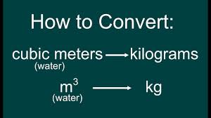 If you're converting from cubic feet to liters, expect to get a larger number than you started with. How To Convert A Volume Of Water Cubic Meters To Mass Kg Weight N Easy Youtube