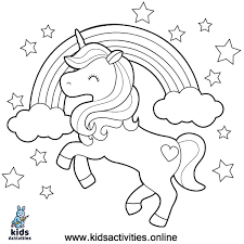 Advertisement it is very common to see rainbow patterns when you look at the surface of a cd, and also when you look at soap bubbles or a thin film of. Baby Unicorn Coloring Pages For Kids Cute Kids Activities
