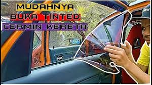 For this purpose, there are also ultraviolent rejection car tints ( tinted kereta ) that you can use for preventing the ultraviolet radiation come inside the car. Cara Mudah Buka Tinted Kereta Youtube