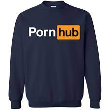 Pornhub Logo Sweatshirt THD unisex adult is Made To Order .