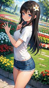 Gorgeous Brooke monk naked with a look of lust. She is Naked - SeaArt AI