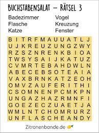 Search the world's information, including webpages, images, videos and more. Buchstabensalat Tolle Buchstabenratsel Zum Ausdrucken Losen