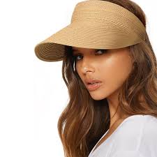 PALAY Womens Sun Visor Hat for Summer Travel with Adjustable Strap and–  Palay