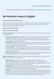 Practice combine the two key components of the oppressed 30th ed. Air Pollution Essay In English Essay Example