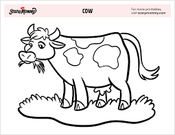 Show your kids a fun way to learn the abcs with alphabet printables they can color. Free Cow Coloring Pages That Ll Put Kids In The Mooooo D For Fun
