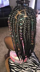Black And Rainbow Jumbo Box Braids Kids Box Braids Kids Boxbraids Hairstyles Blackgirlmagic Black Kids Hairstyles Kids Box Braids American Girl Hairstyles