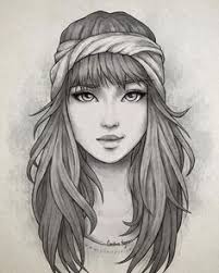 Here presented 55+ easy drawing for girls images for free to download, print or share. 100 Drawing Girls Ideas Drawings Girl Drawing Cool Drawings