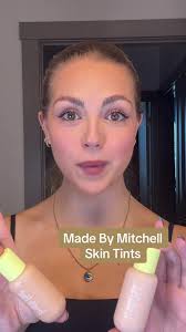The @madebymitchell skin tints are so that girl Made by mitchell, best  tinted foundations, tinted bb cream, tinted moisturizer, light coverage  foundation