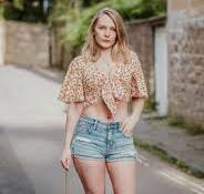 Clearance crop top and jean shorts Top Sale